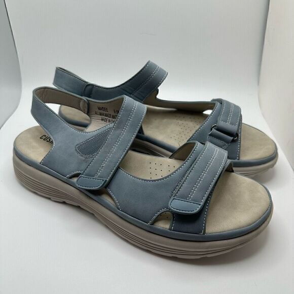 CUSHIONAIRE Women's Magee comfort footbed outdoor sandal with adjustable strap a - Picture 1 of 7